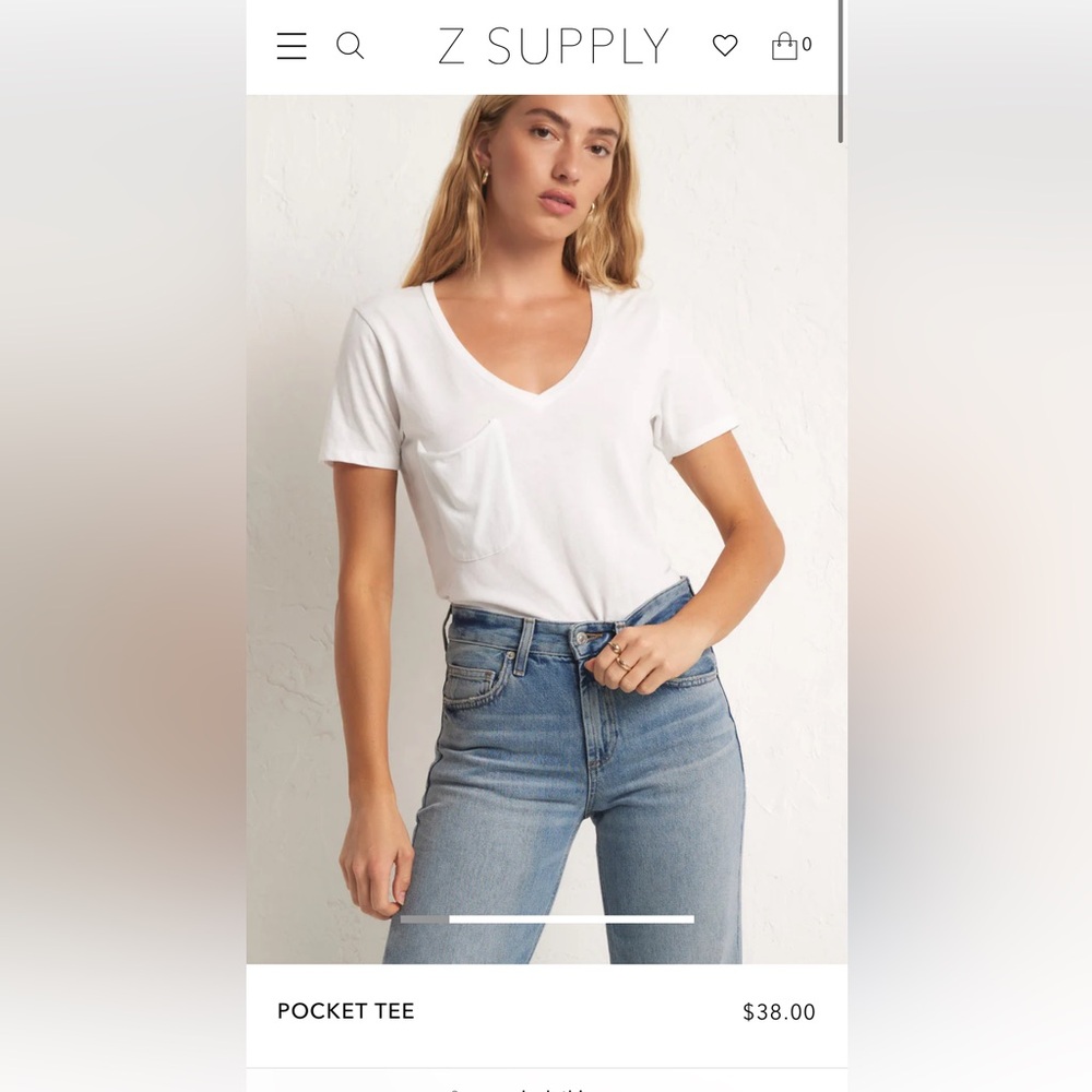 Z Supply pocket tee